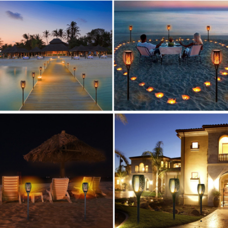 FLAME FLICKERING LAWN LAMP