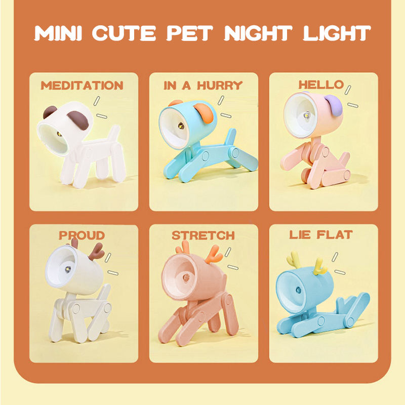 DOG DEER CREATIVE DECORATION LAMP