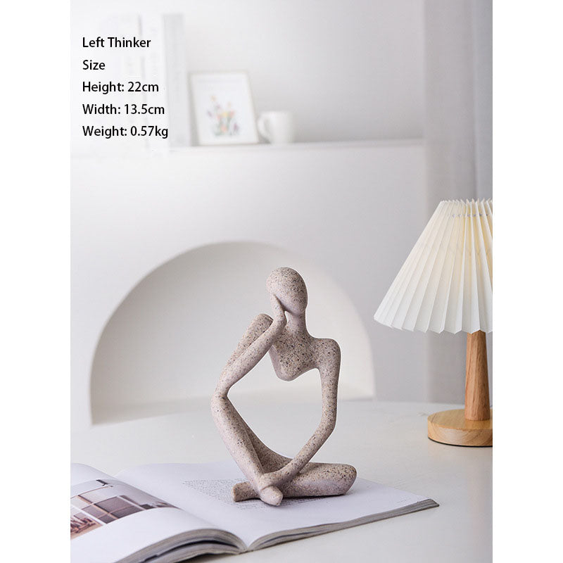 THE THINKER ABSTRACT STATUES