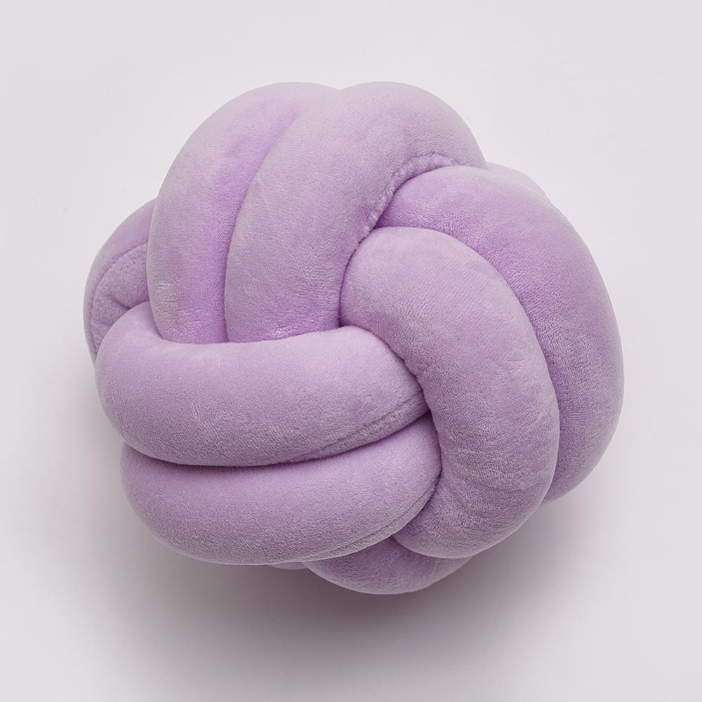 SOFT KNOT BALL DECORATION PILLOW