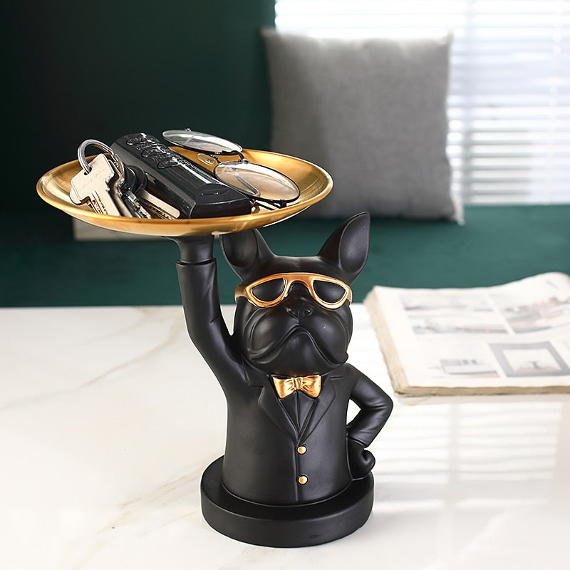 BULLDOG SCULPTURE HOME DECOR