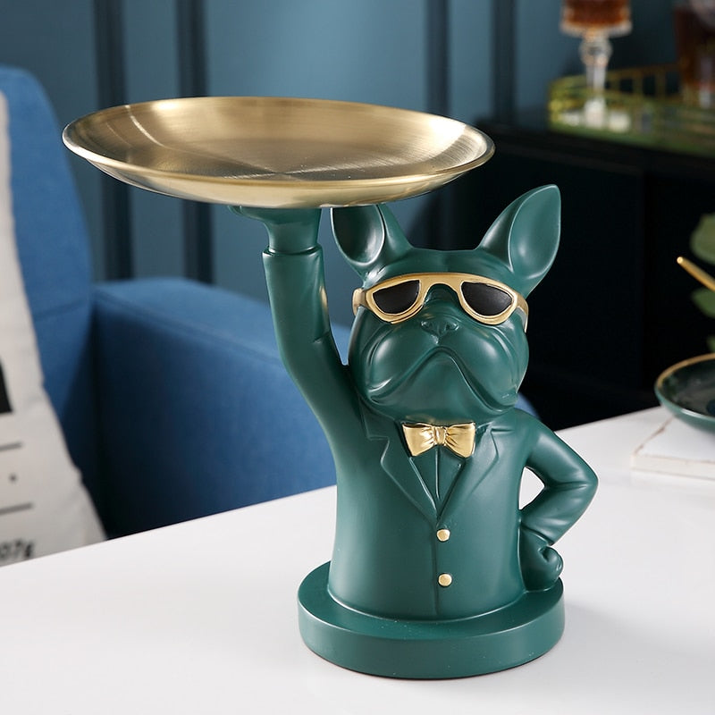 BULLDOG SCULPTURE HOME DECOR