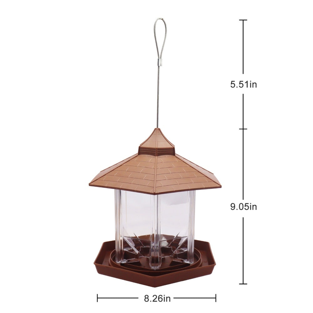 Waterproof Hanging Bird Feeder Decor
