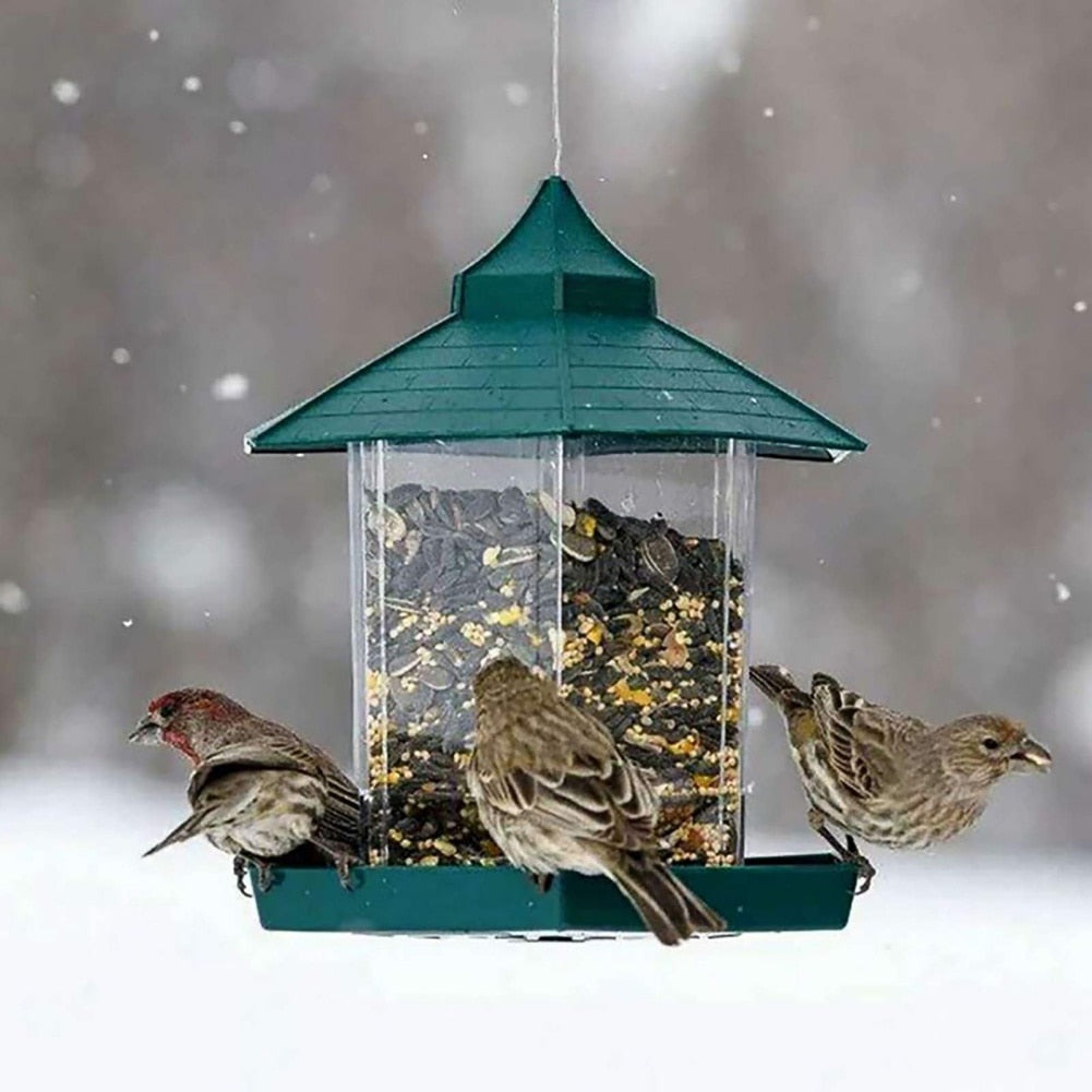 Waterproof Hanging Bird Feeder Decor