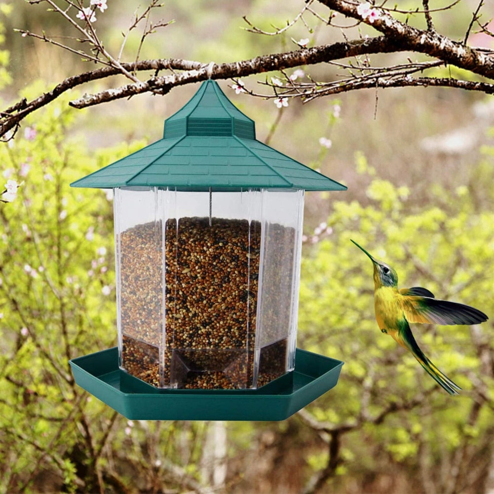 Waterproof Hanging Bird Feeder Decor