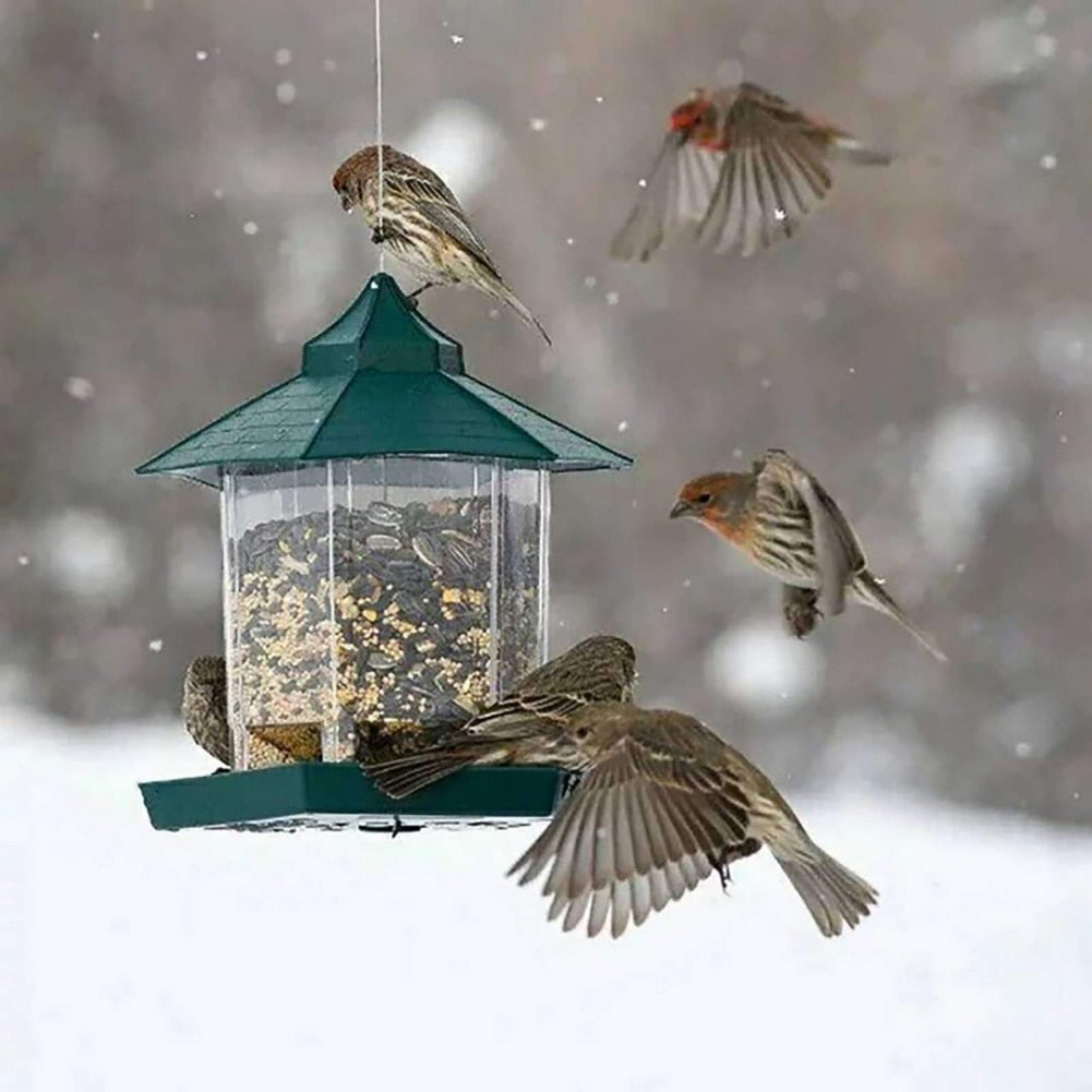 Waterproof Hanging Bird Feeder Decor